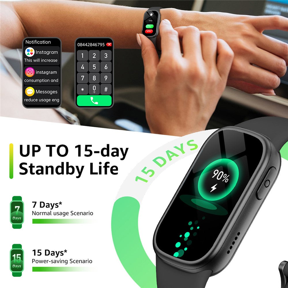 B7 1.47 Inch HD Screen Health Monitoring Bluetooth-compatible Calling Smart Watch Sleep Tracker Sports Watch