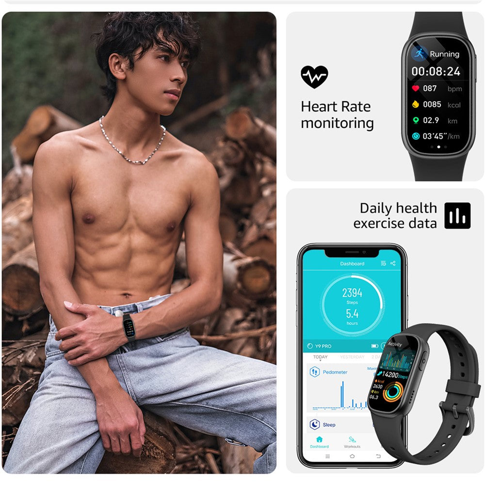 B7 1.47 Inch HD Screen Health Monitoring Bluetooth-compatible Calling Smart Watch Sleep Tracker Sports Watch