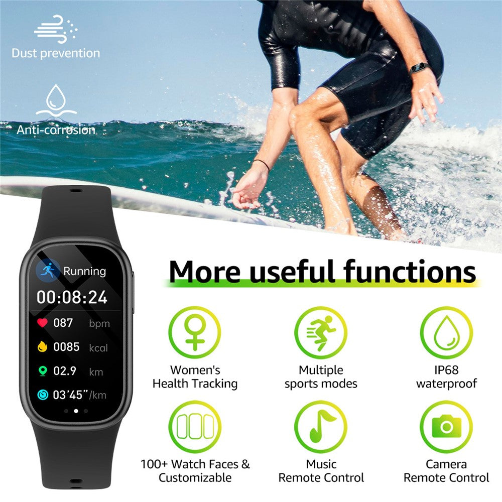 B7 1.47 Inch HD Screen Health Monitoring Bluetooth-compatible Calling Smart Watch Sleep Tracker Sports Watch