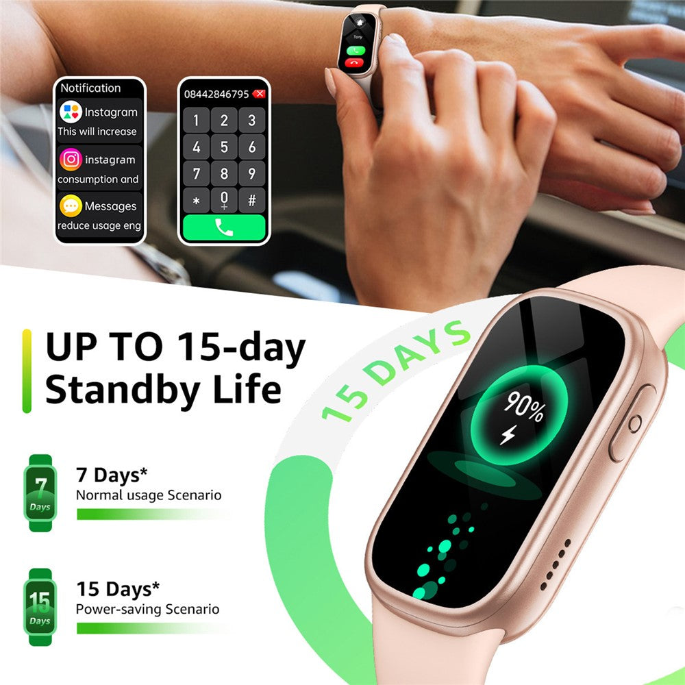 B7 1.47 Inch HD Screen Health Monitoring Bluetooth-compatible Calling Smart Watch Sleep Tracker Sports Watch