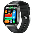 MT66 Silicone Strap Smart Watch 1.83 Inch IPS Screen Fitness Tracker IP68 Waterproof Heart Rate Monitor