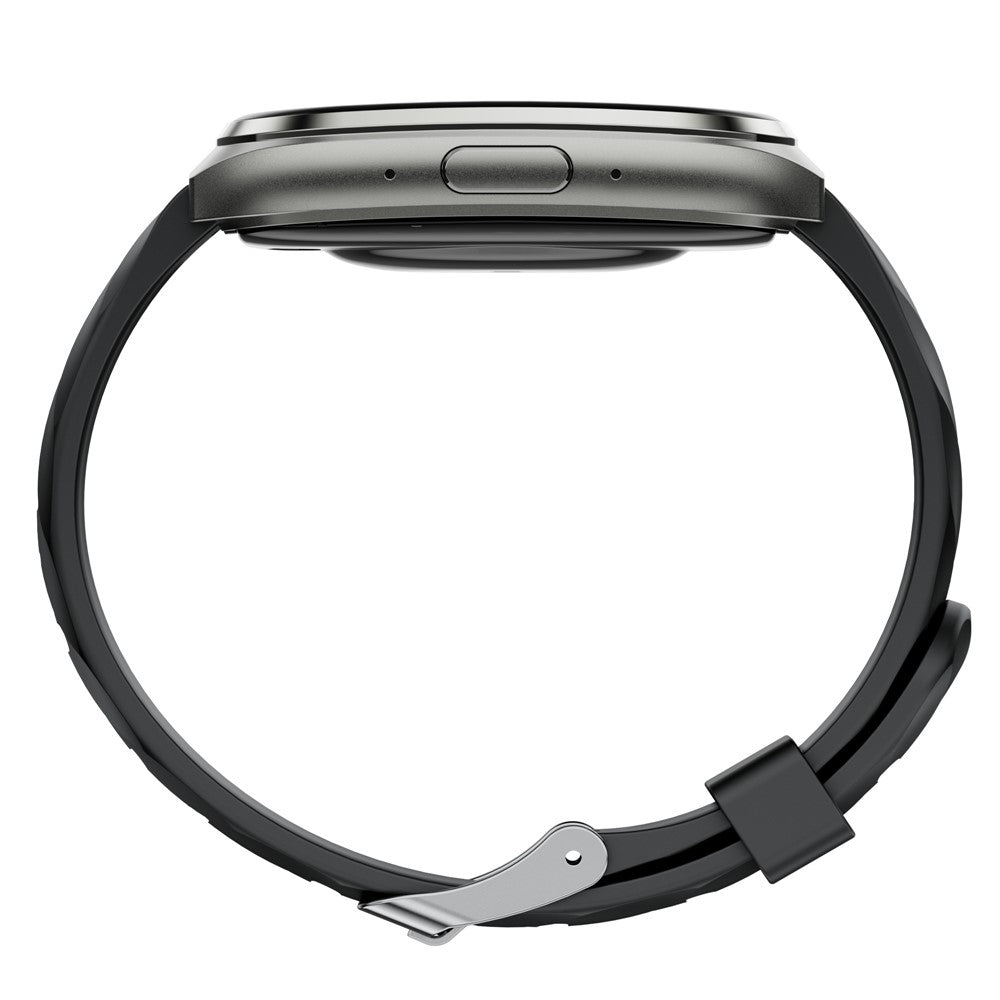 MT66 Silicone Strap Smart Watch 1.83 Inch IPS Screen Fitness Tracker IP68 Waterproof Heart Rate Monitor