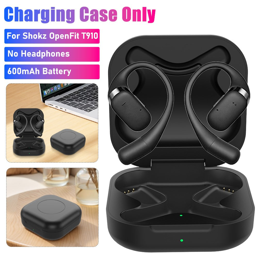 For Shokz OpenFit T910 Open Ear Headphones 600mAh Charging Case Replacement Charging Box