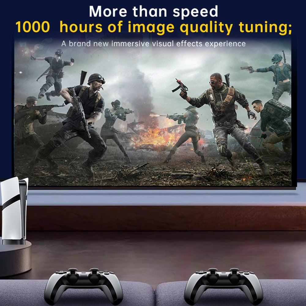 GS5 pro TV Gaming Box Retro Game Console 30000 Games 53 Emulators 4K HD Output with 2 Controllers and 128GB TF Card