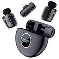 K20 8-Pin Interface Wireless Lavalier Microphone Smart Noise Cancelling Mini Clip-On Mic for Live Streaming