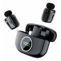 K21 Wireless Lavalier Microphone Set with iP Receiver, Noise Reduction Mini Mic for Smartphone Video Recording / Live Streaming / Vlogging