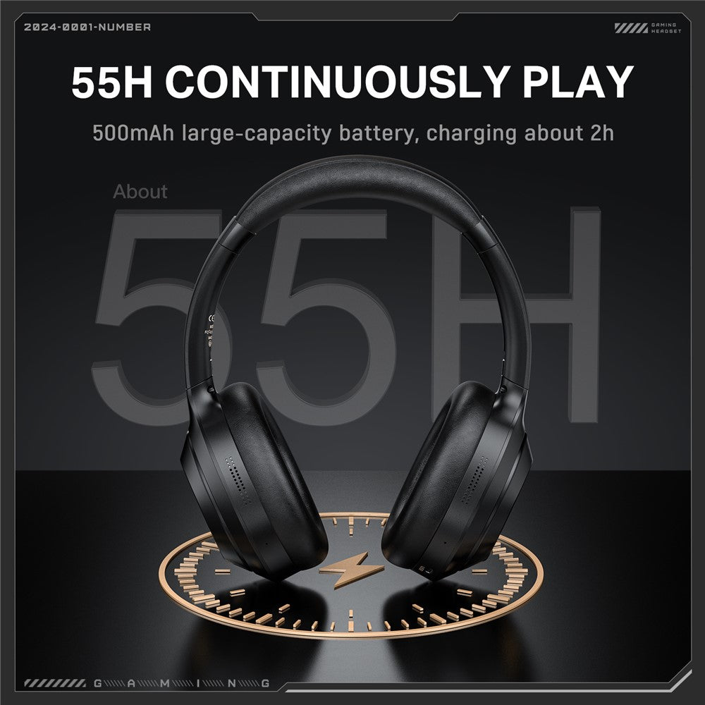 ONIKUMA GT811 ANC+ENC Noise Cancellation Headphones Bluetooth-compatible / Wired Dual Mode Headset