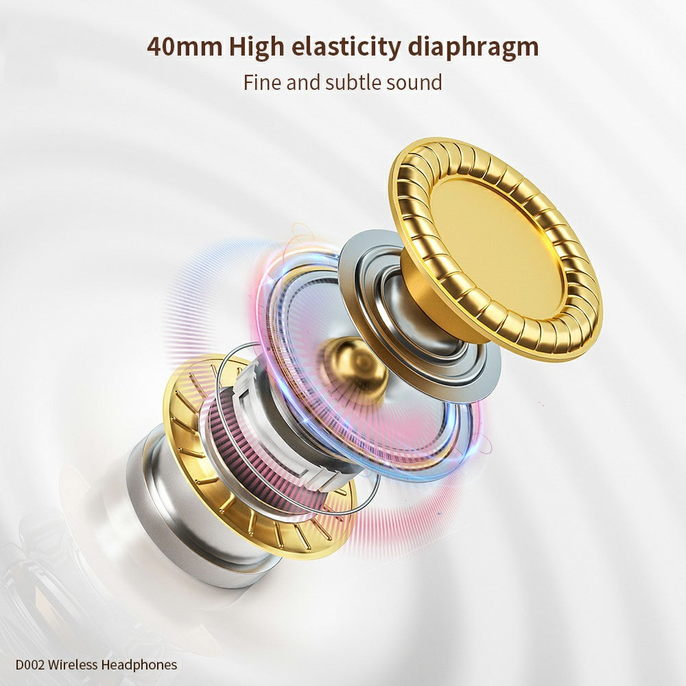 XUNDD D002 Wireless Headphones Over Ear Bluetooth-compatible 5.3 Headset Foldable Design