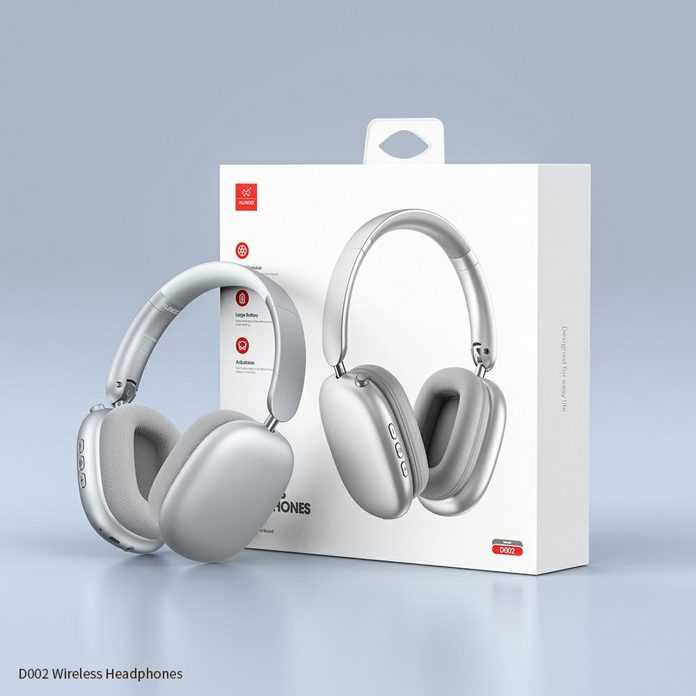 XUNDD D002 Wireless Headphones Over Ear Bluetooth-compatible 5.3 Headset Foldable Design