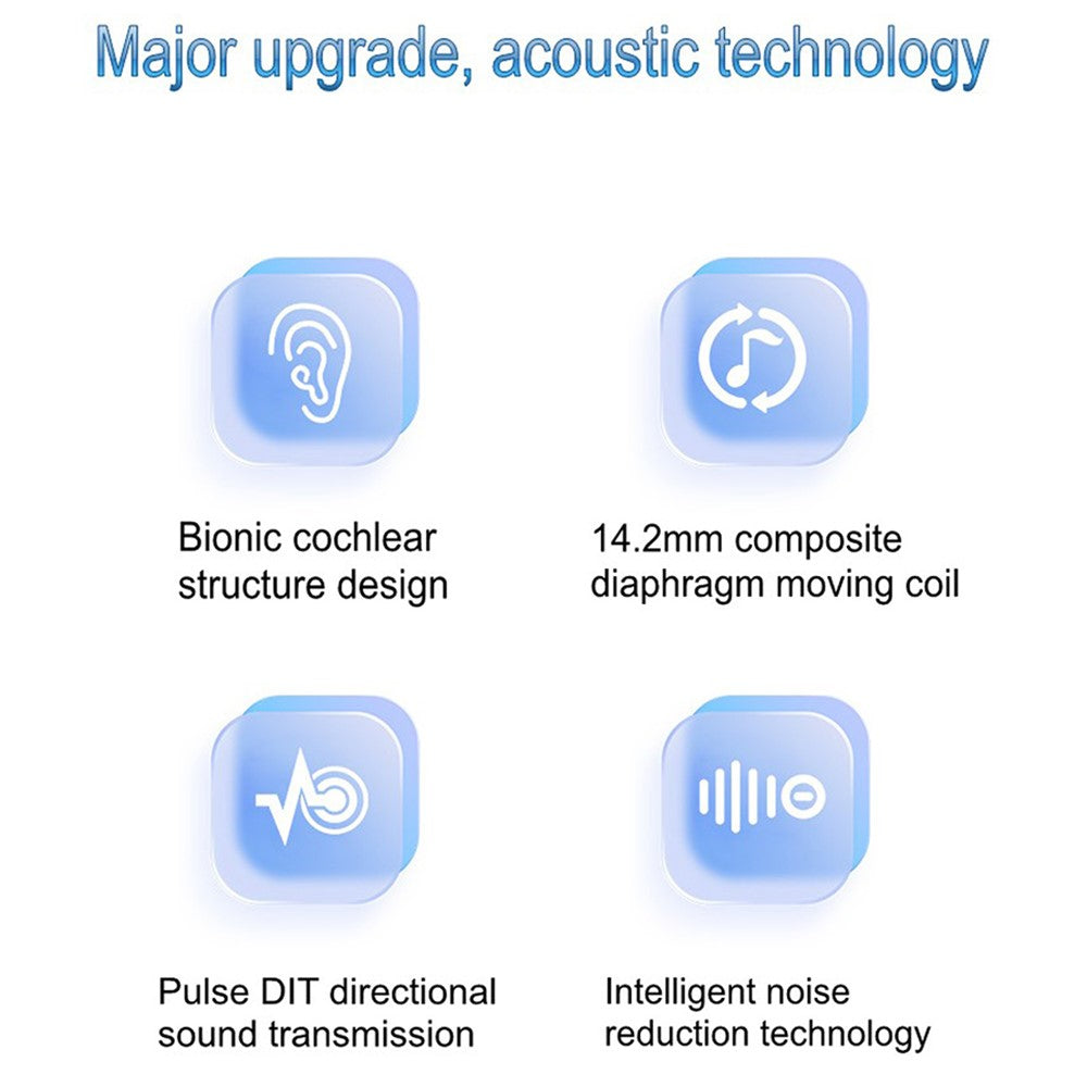 JS371 Bluetooth-compatible 5.4 Headphones Sport Earhooks Wireless Noise Reduction Earphones with Charging Case
