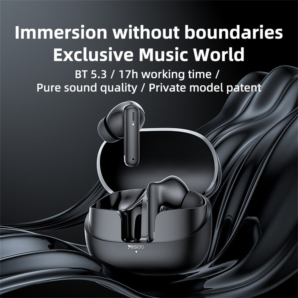 YESIDO TWS26 Deep Bass In-Ear Headphones TWS Bluetooth-compatible 5.3 Earbuds