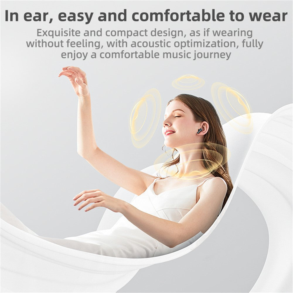 YESIDO TWS26 Deep Bass In-Ear Headphones TWS Bluetooth-compatible 5.3 Earbuds
