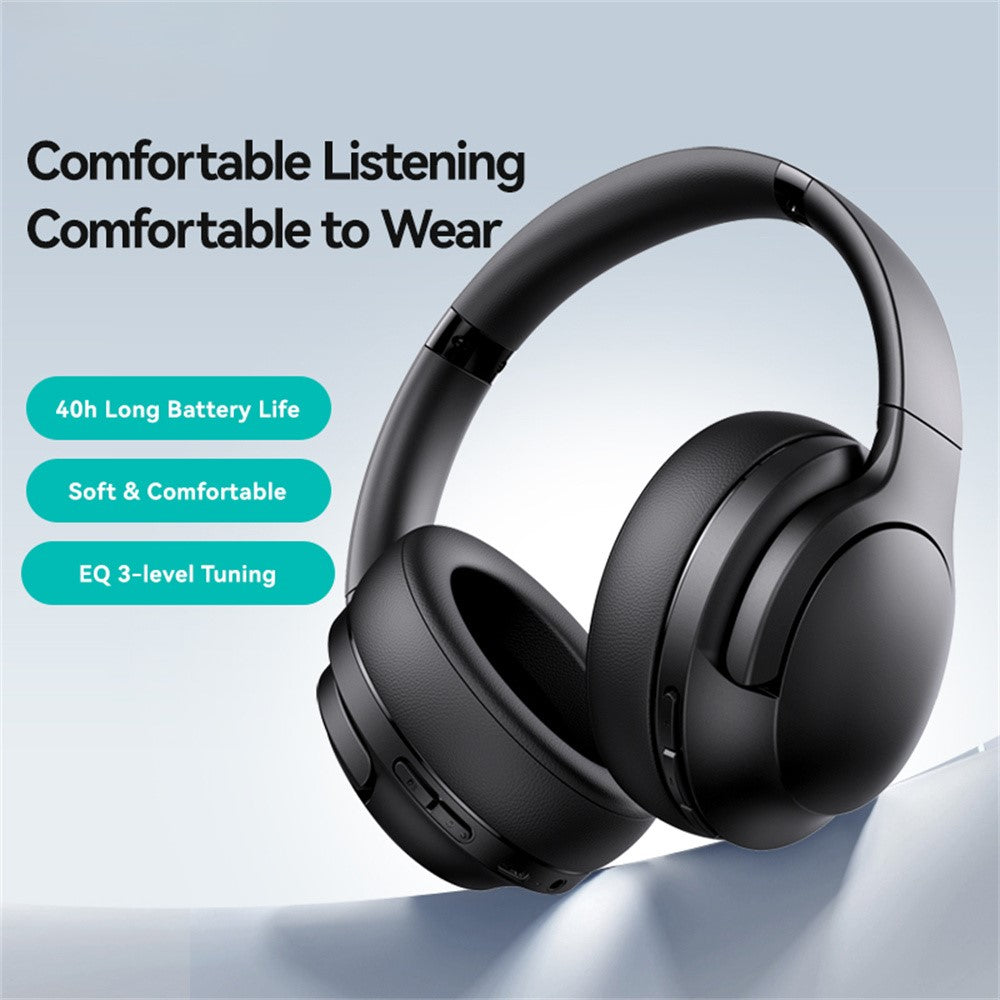 USAMS UJ29 Bluetooth-compatible Headphones Over Ear, 3 EQ Music Modes Wireless Headset