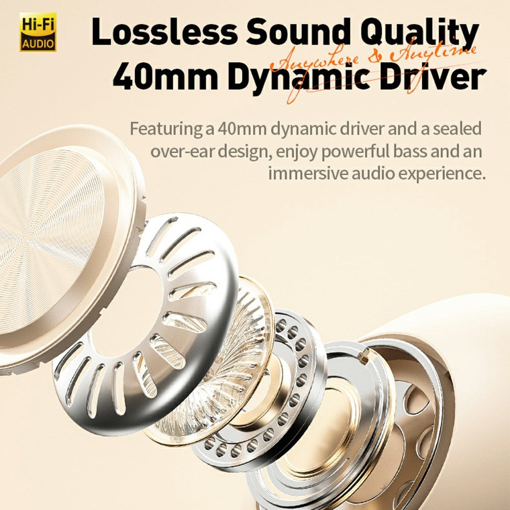 WEKOME WM-13 Wireless Headphones Foldable Bluetooth-compatible Over-Ear Headset with Microphone  /  40mm Driver