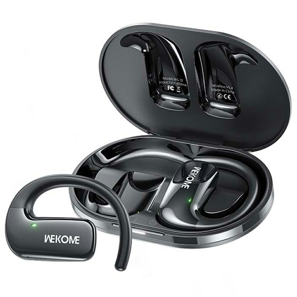 WEKOME WS-17 Open Ear Headphones Bluetooth-compatible 5.4 OWS Hanging Earphones Earbuds 15H Playtime