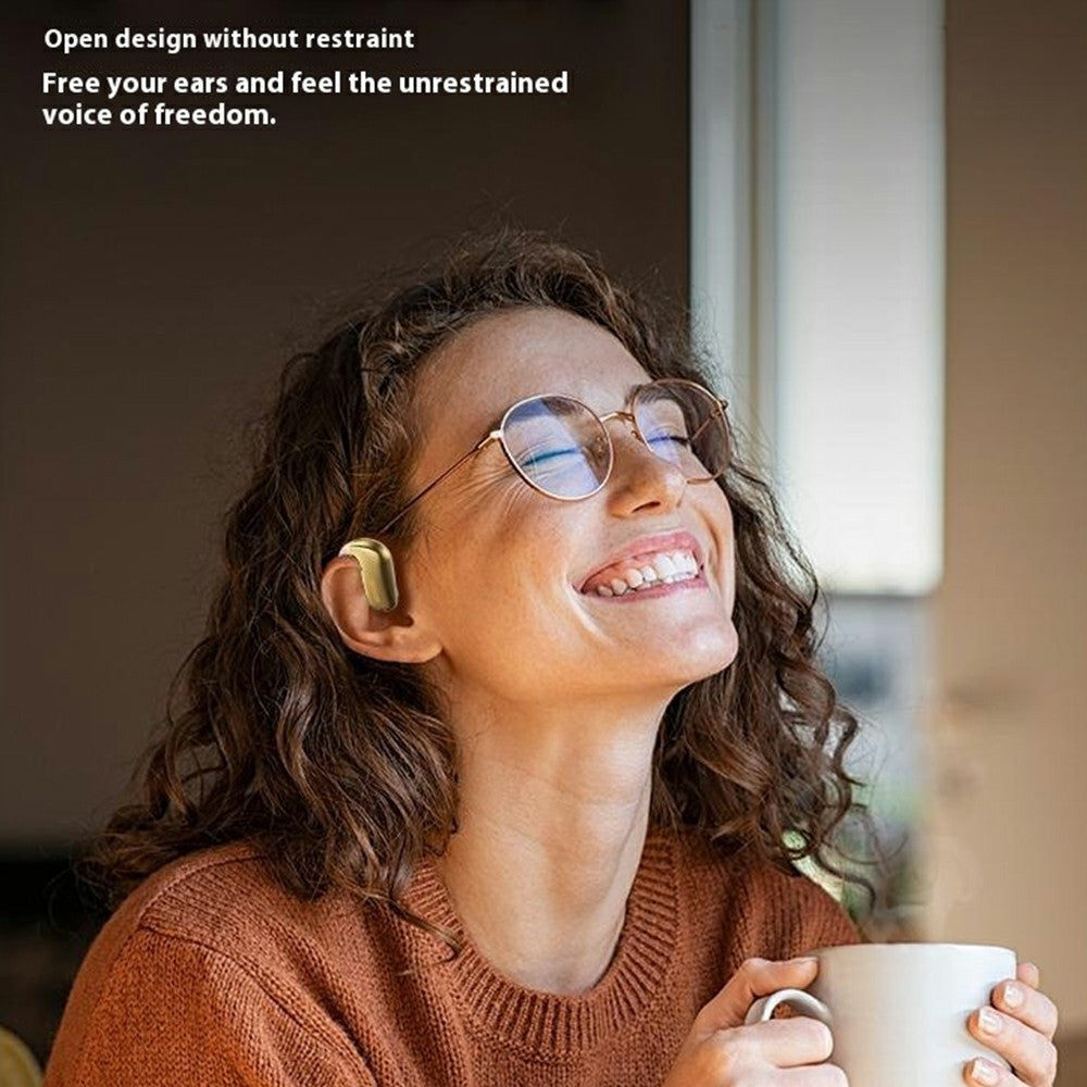 WEKOME WS-17 Open Ear Headphones Bluetooth-compatible 5.4 OWS Hanging Earphones Earbuds 15H Playtime