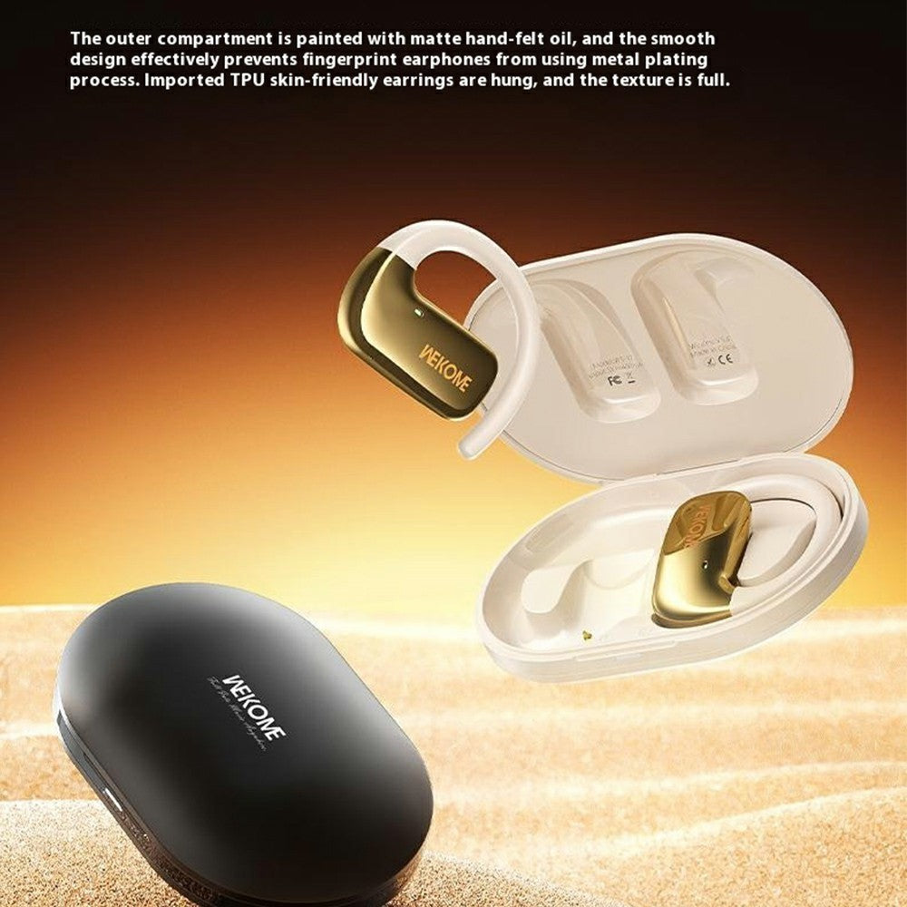 WEKOME WS-17 Open Ear Headphones Bluetooth-compatible 5.4 OWS Hanging Earphones Earbuds 15H Playtime