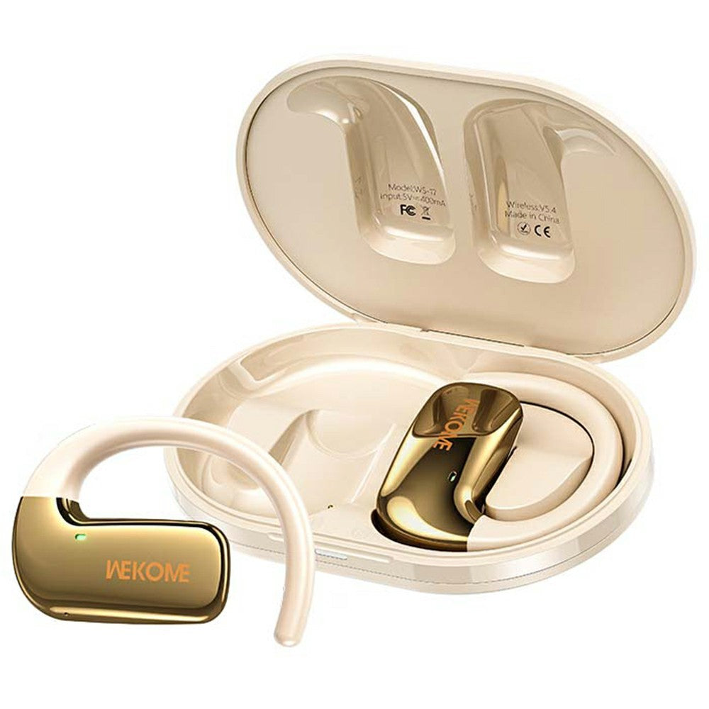 WEKOME WS-17 Open Ear Headphones Bluetooth-compatible 5.4 OWS Hanging Earphones Earbuds 15H Playtime
