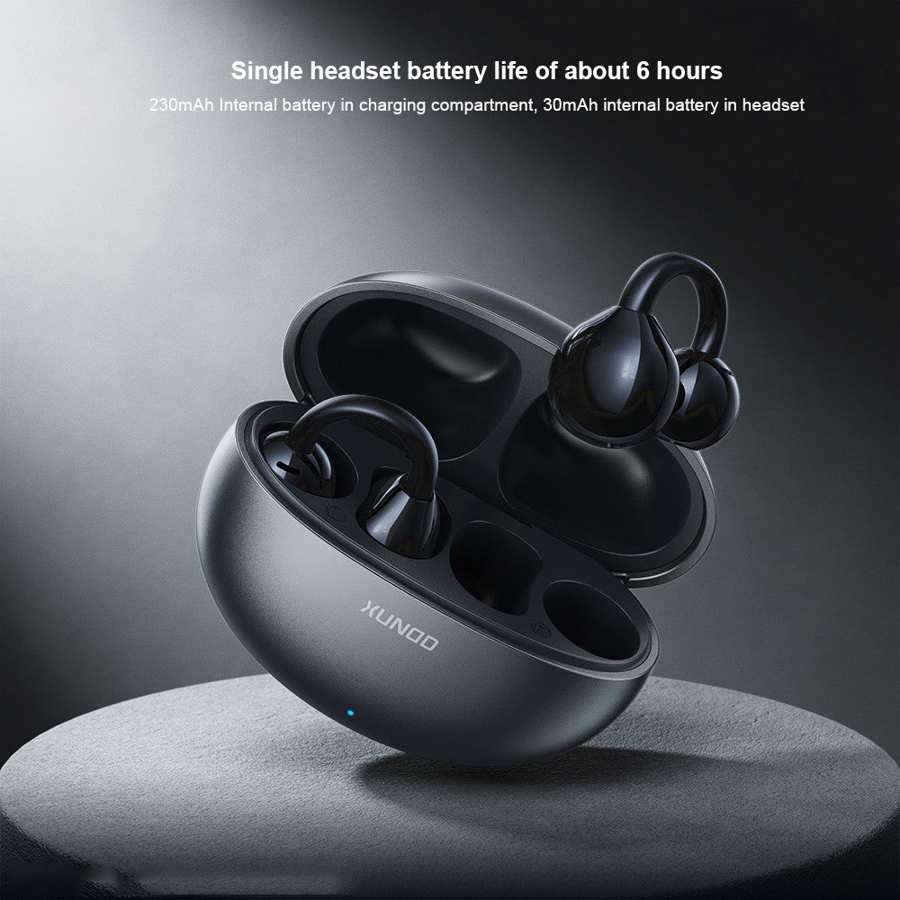 XUNDD W006 Open Ear Headphones Clip-On Bluetooth-compatible for Earphones Hands Free Calling