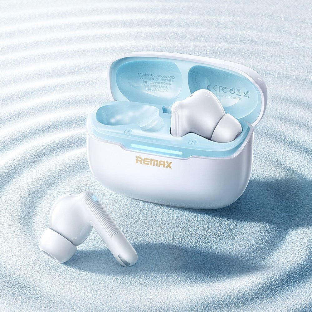REMAX CozyPods JZ02 Wireless Earbuds ANC ENC Noise Cancelling Low Latency BT Earphones