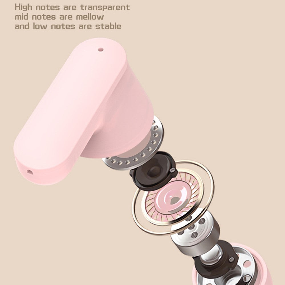 H8 TWS Wireless Headphones with Color Display Sliding Cover Noise Reduction Bluetooth-compatible Earbuds