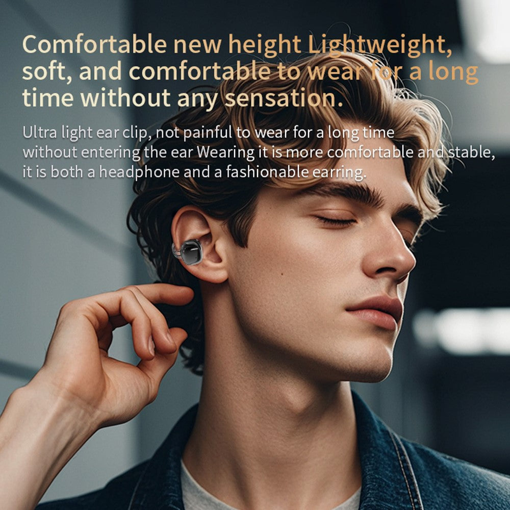 YX59 Open Ear OWS Clip On Wireless Headphones Noise Reduction Bluetooth-compatible Earbuds