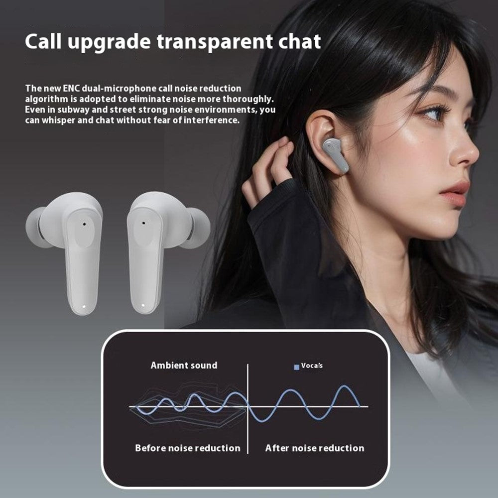 A98 ENC Noise Cancellation Wireless Headphones TWS Bluetooth-compatible Earbuds with Microphone