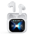 LX50 Bluetooth-Compatible Earphones In Ear ANC Noise Cancelling Headset with Touch Control Color Screen Charging Case
