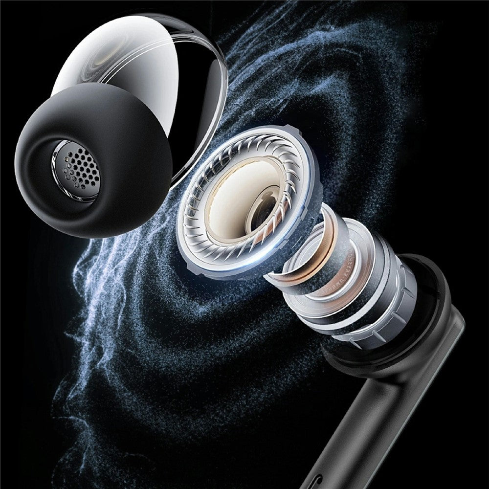 WIWU T33 ANC Pro IPX4 Waterproof Music Headphones Noise Cancellation Wireless Bluetooth-compatible Earbuds