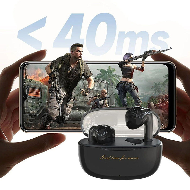 DUDAO U8 Semi In Ear Headphones Bluetooth-Compatible 5.3 Wireless Sports Earbuds Long Battery HiFi Sound