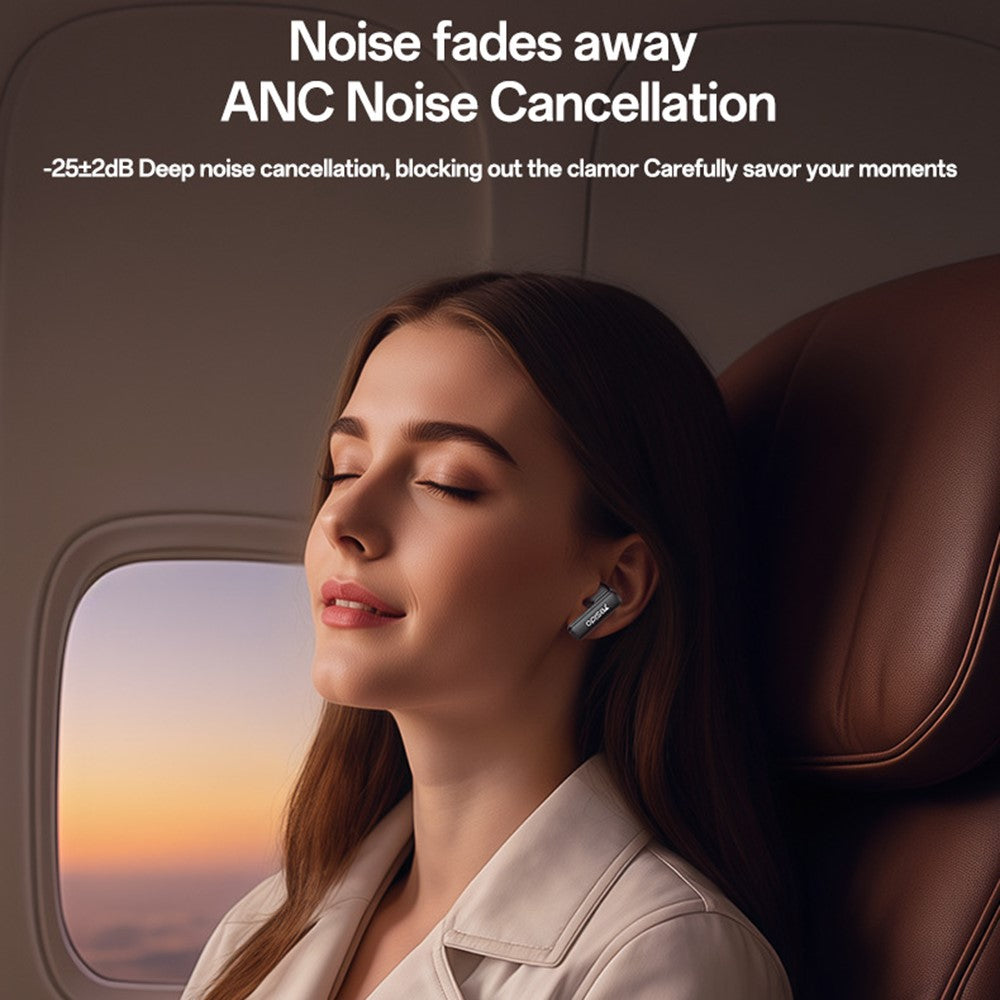 YESIDO TWS40 Bluetooth-Compatible Headphones ANC+ENC Noise Cancellation Wireless Earbuds NTC Temperature Control