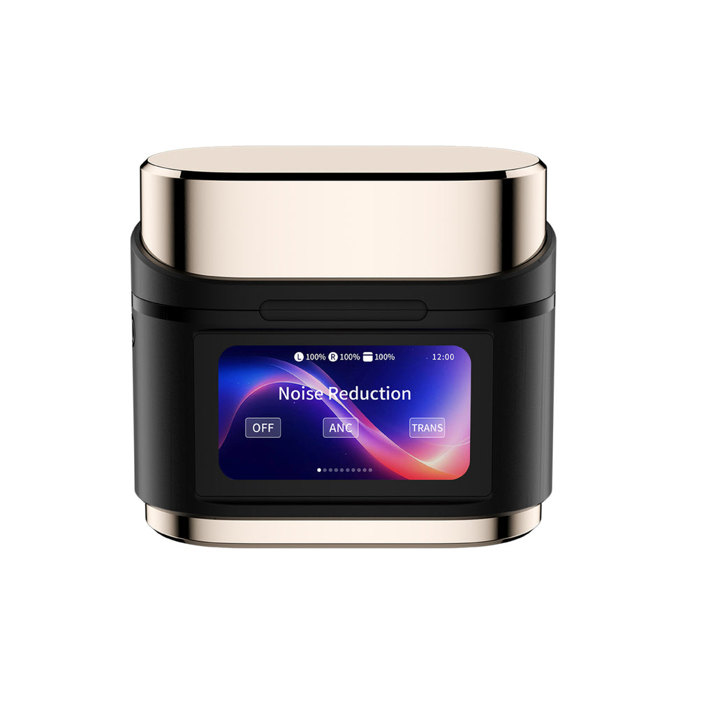BD2 TWS Bluetooth-compatible Earbuds ANC Noise Cancelling In Ear Wireless Earbuds with LED Touch Display Charging Case