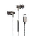 BUDI EP79TB In-Ear Earphones with USB-C Connector 1.2m Type-C Wired Earphones for Smartphones / Tablets / Laptops