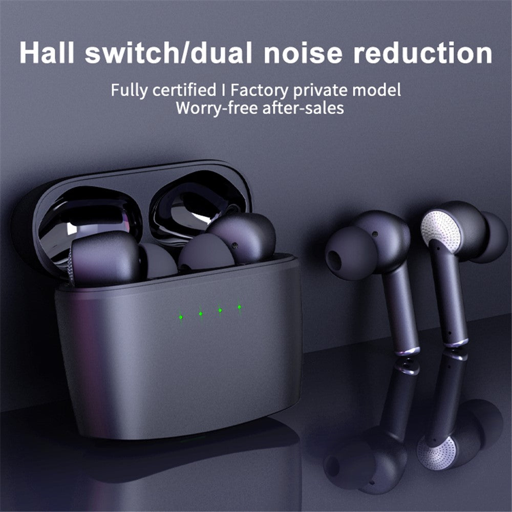 J8 Bluetooth-compatible Headphones with Indicator Light Portable TWS Earbuds Noise Reduction Wireless Headset