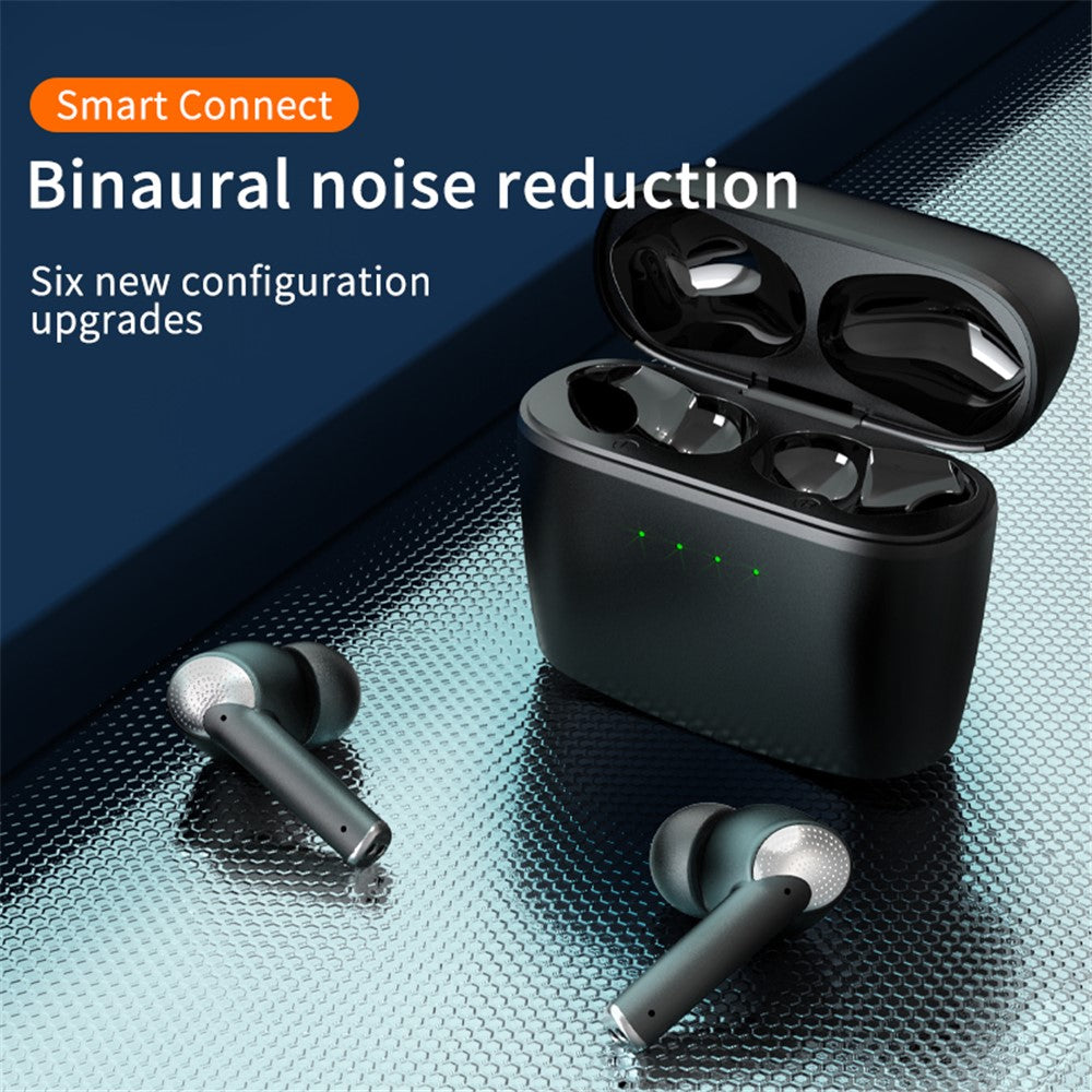 J8 Bluetooth-compatible Headphones with Indicator Light Portable TWS Earbuds Noise Reduction Wireless Headset