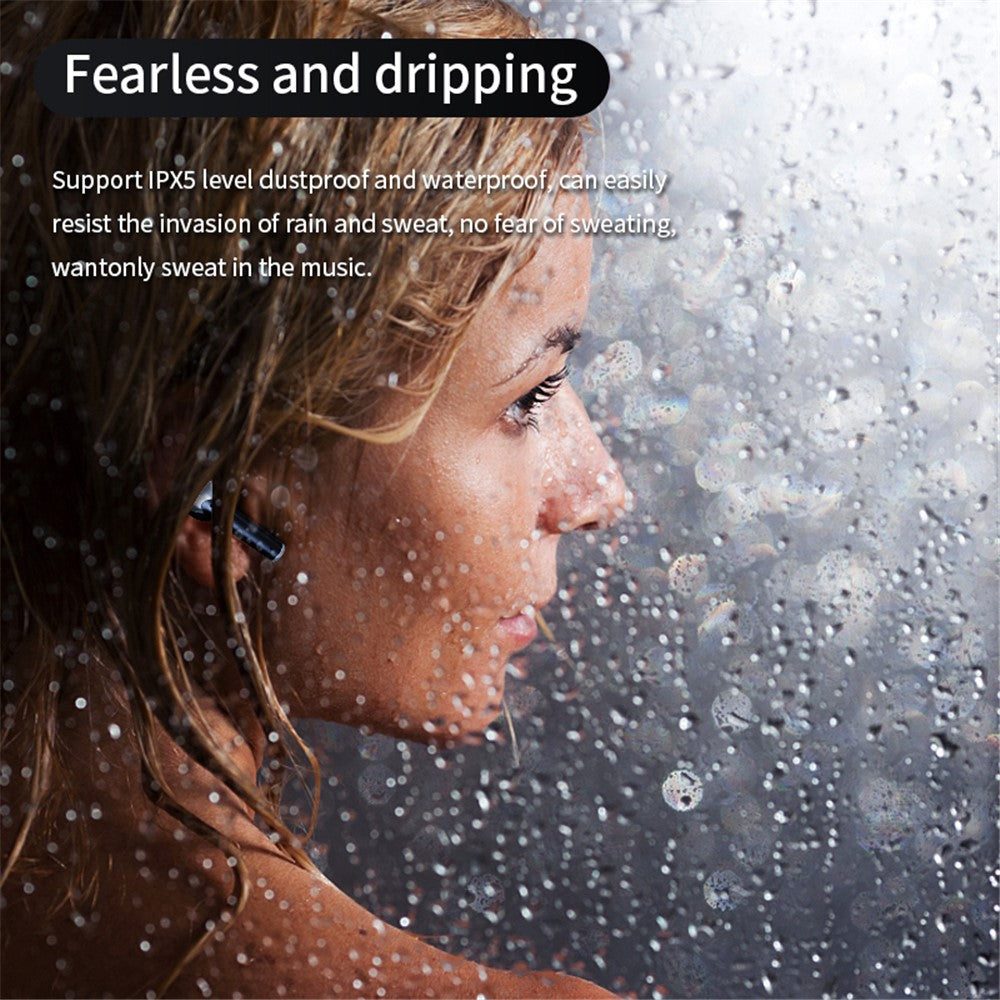 J8 Bluetooth-compatible Headphones with Indicator Light Portable TWS Earbuds Noise Reduction Wireless Headset