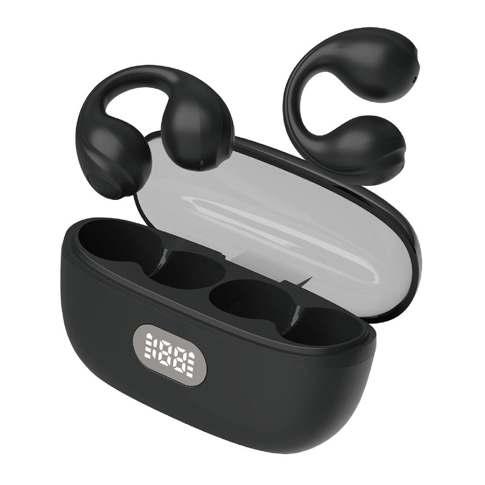 Open Ear Clip Headphones Wireless Bluetooth-compatible Clip On Headset Open Ear Earbuds Earphones