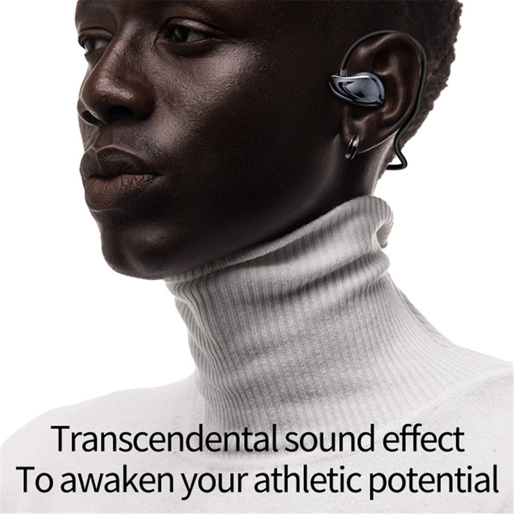 A60 Open Ear Air Conduction Headphones Bluetooth-compatible 5.3 Wireless Neckband Earphones with Mic