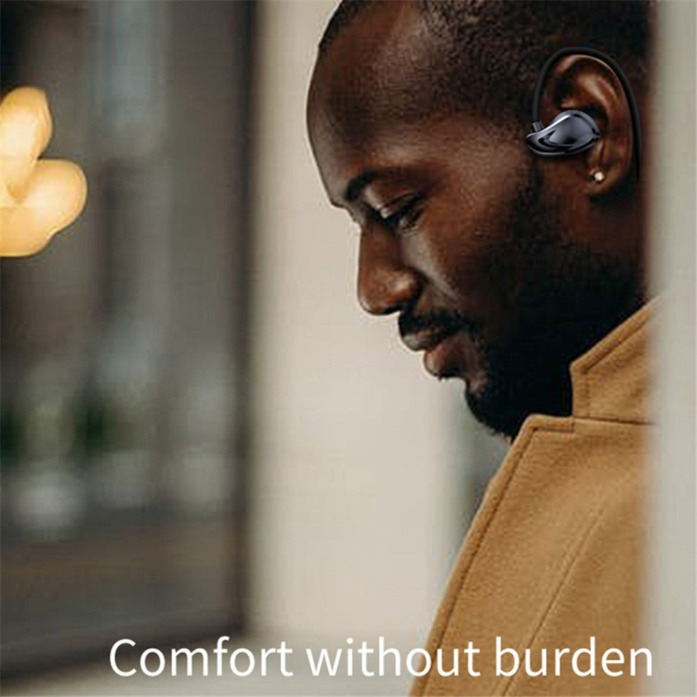 A60 Open Ear Air Conduction Headphones Bluetooth-compatible 5.3 Wireless Neckband Earphones with Mic