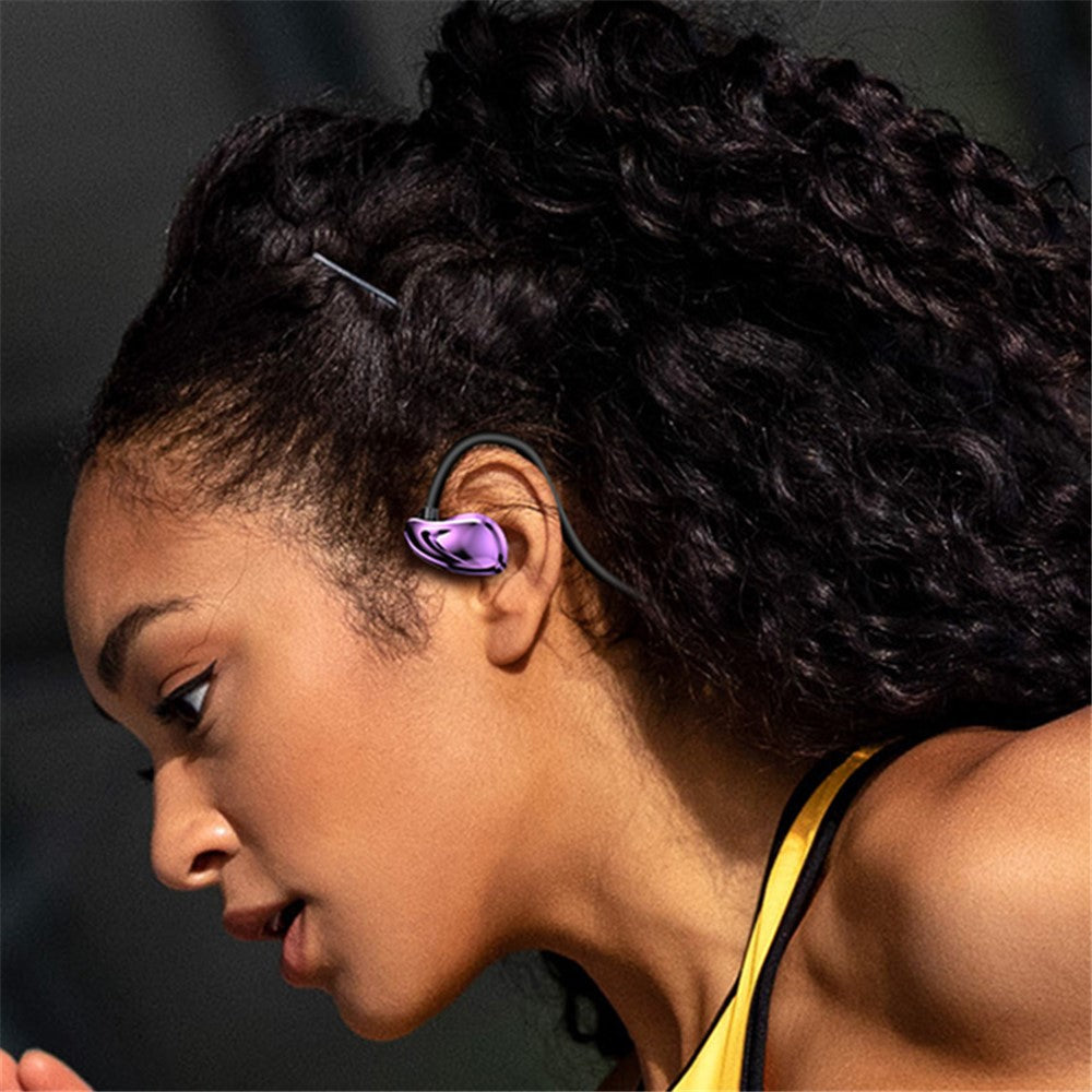 A60 Open Ear Air Conduction Headphones Bluetooth-compatible 5.3 Wireless Neckband Earphones with Mic
