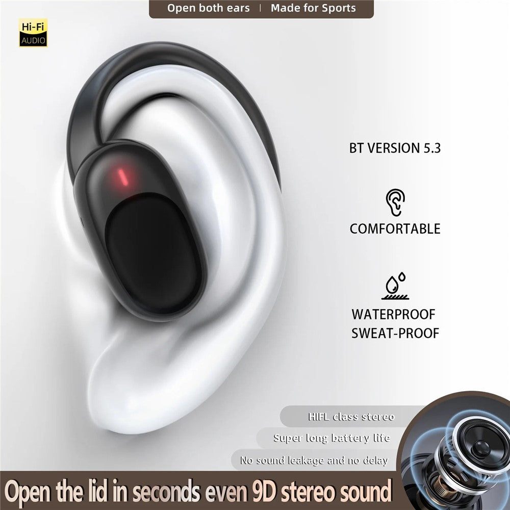 JM05 OWS Air Conduction Bluetooth-compatible Headphones Wireless HiFi Sports Earphones