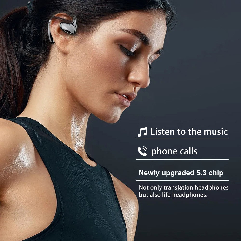 M8 144 Languages Translation Earphones Noise Reduction Smart Voice Translator TWS Bluetooth-compatible Headset
