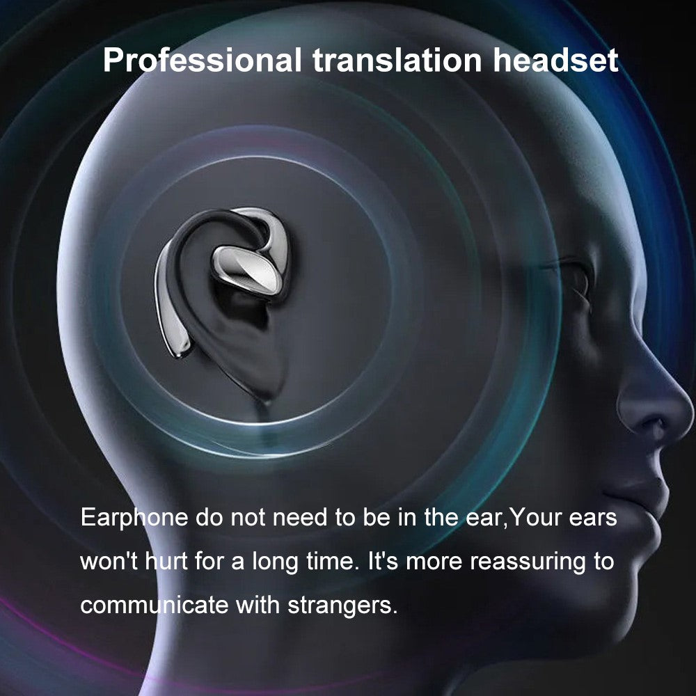 M8 144 Languages Translation Earphones Noise Reduction Smart Voice Translator TWS Bluetooth-compatible Headset