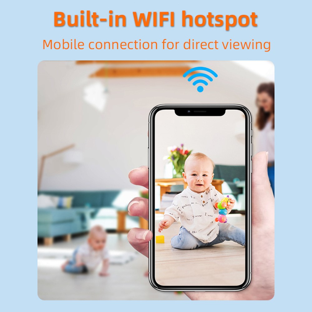 WK12 WiFi Wireless Camera Home Security Pet Baby Monitor Night Vision Indoor Camera