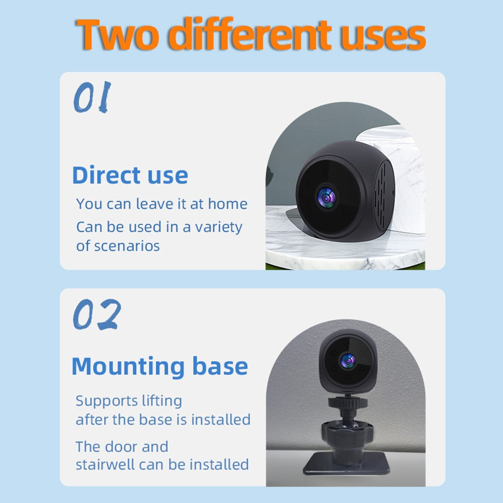 WK12 WiFi Wireless Camera Home Security Pet Baby Monitor Night Vision Indoor Camera