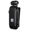 K88 Business Lavalier Headphones Retractable Sports Bluetooth-compatible Earphones with LED Display