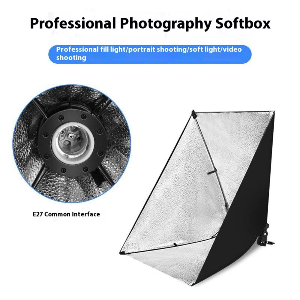 50 x 70cm Single Light Head Softbox Photography Studio Equipment for Portrait Product Shooting