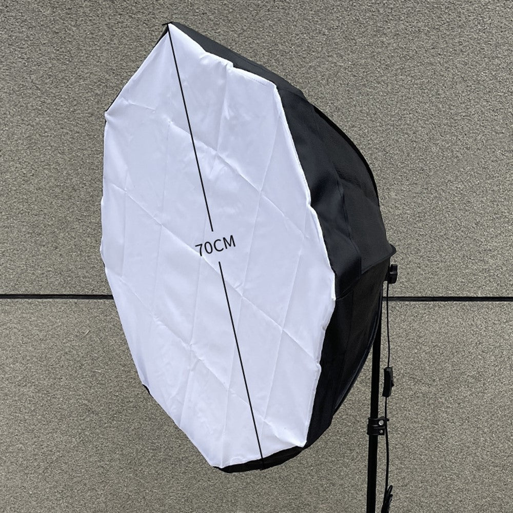 70cm Octagonal Softbox Photography Studio Lighting Equipment with Single Light Head