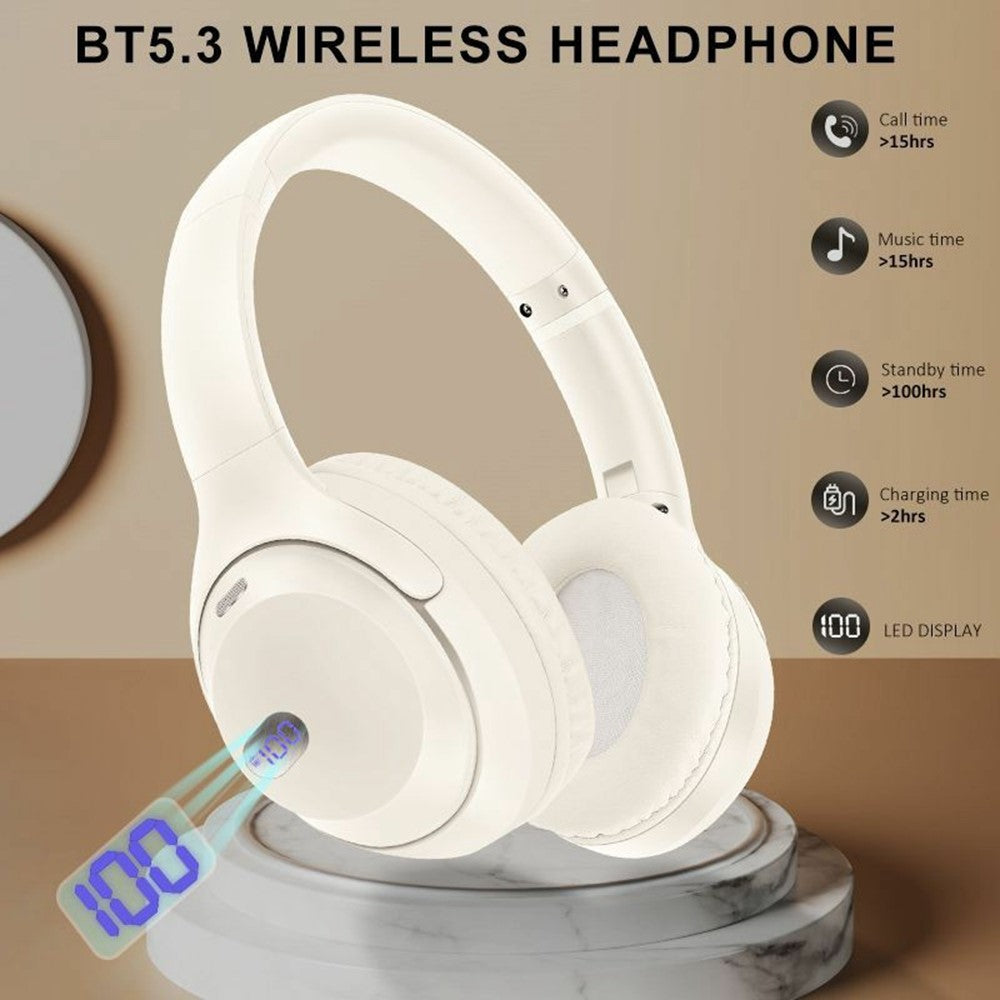 WH-1000XM4 Wireless Over-Ear Headphones with Battery Display Bluetooth-compatible Headset Support TF Card