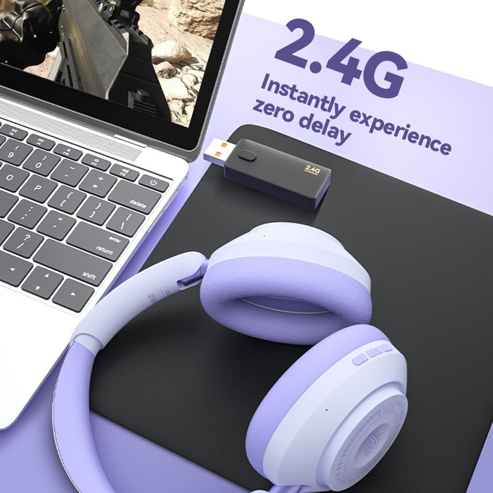 EL-GT3 Bluetooth-compatible Headphones ANC Noise Cancelling Over Ear Wireless Headset ( Standard Version )